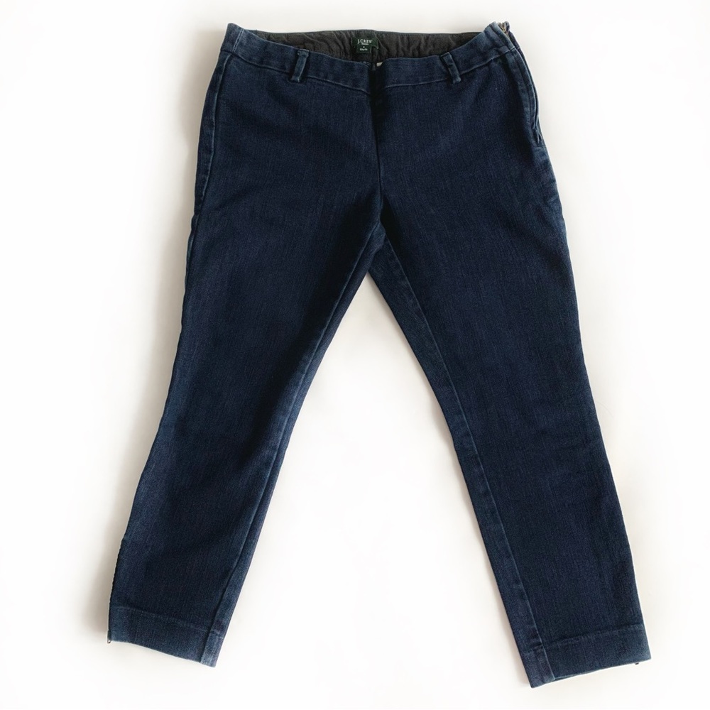 J. Crew Stretch City Fit Slim Fitting Cropped Jeans Sz 8